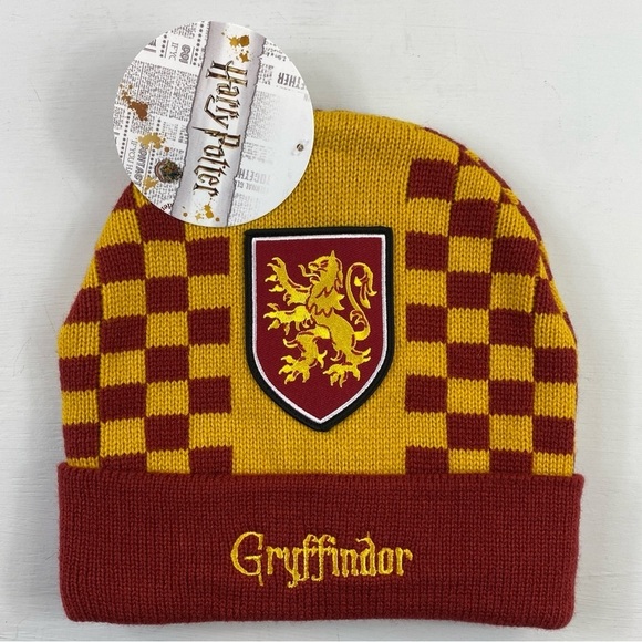 Harry‎ Potter Gryffindor Hogwarts School of Magic Unisex Winter Beanie One Size - Picture 2 of 11